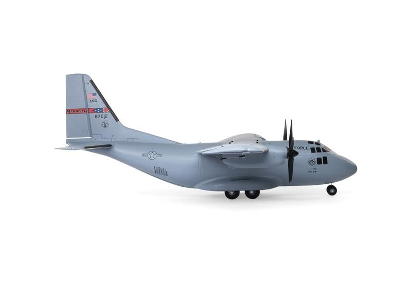 E-flite Transportflugzeug EC-1500 Twin 1.5 m BNF Basic 2-Motoriges Frachtflugzeug mit Spektrum Technik