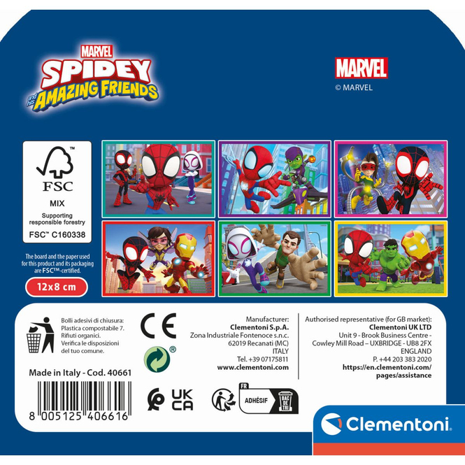 Spidey und seine Superfreunde - Würfelpuzzle - 6 Teile