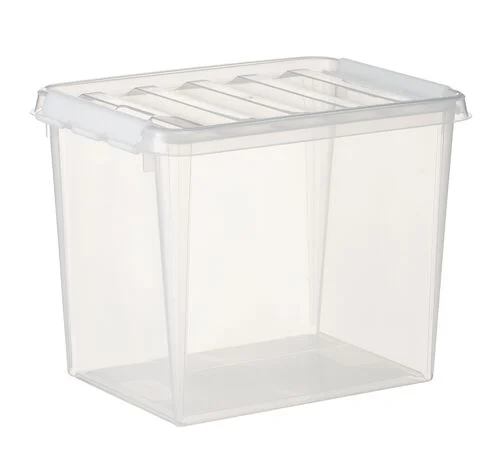 boîte de rangement 14L Brussels transparent 34x25x27