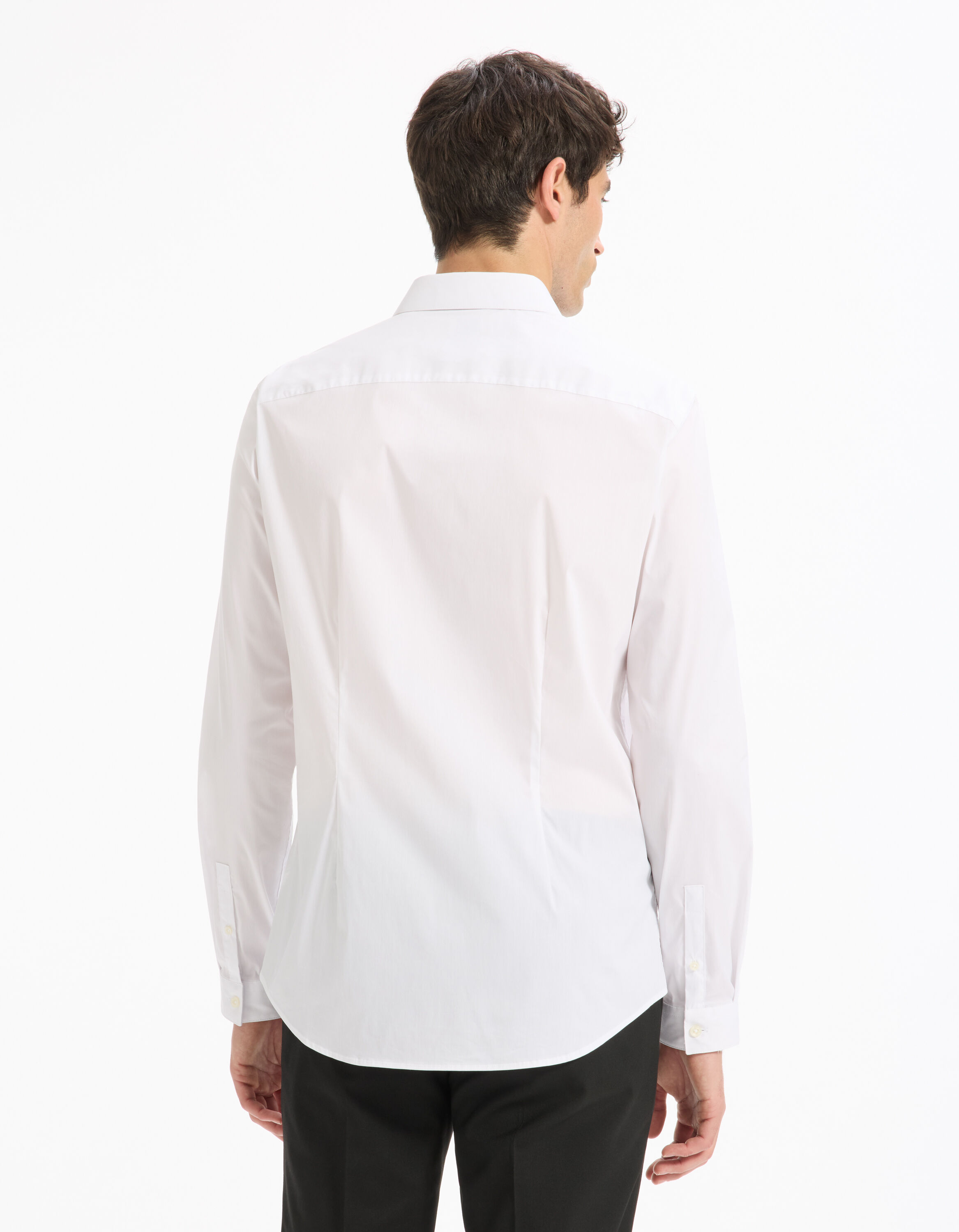 Chemise extra slim coton stretch - blanc