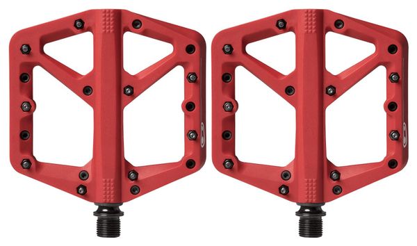 Paire de Pédales Plates Crankbrothers STAMP 1 Rouge