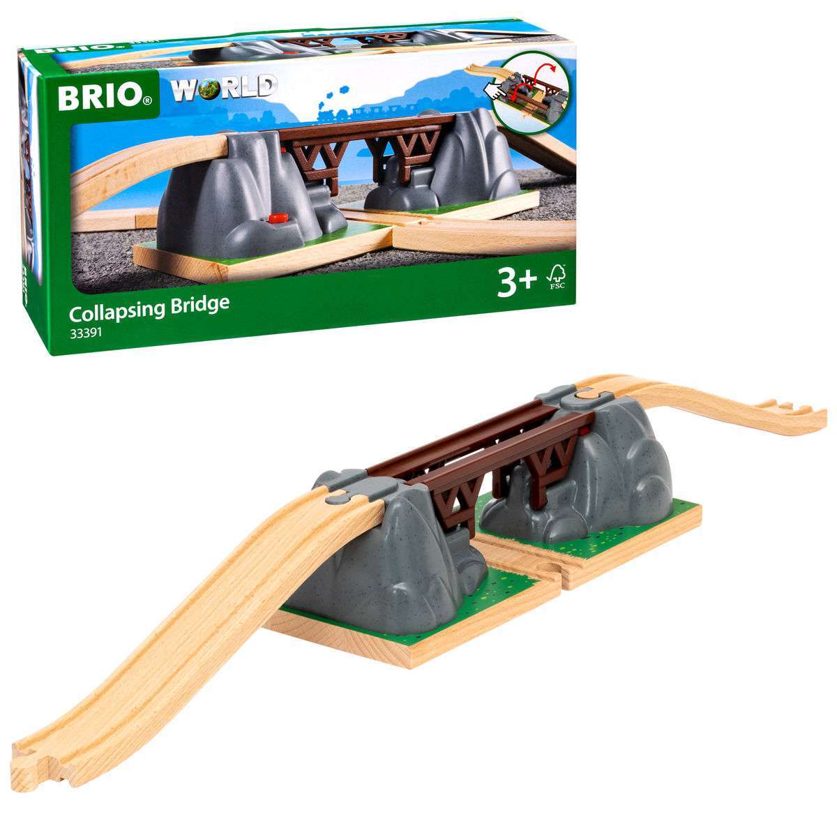 BRIO Spiel Einsturzbrücke