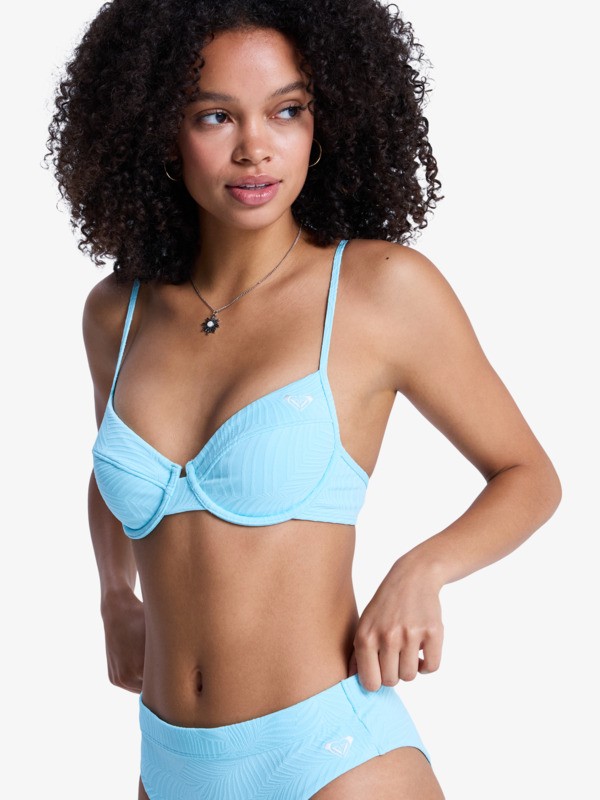 Roxy Palm Dreams UW Bra Haut de bikini à armatures Bleu Femme
