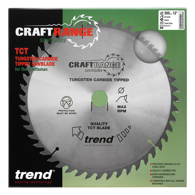 Trend AP cirkelzaagblad 305x30x3,0mm 84T