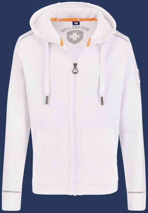 Yacht Hoodie Men French Terry 400, White