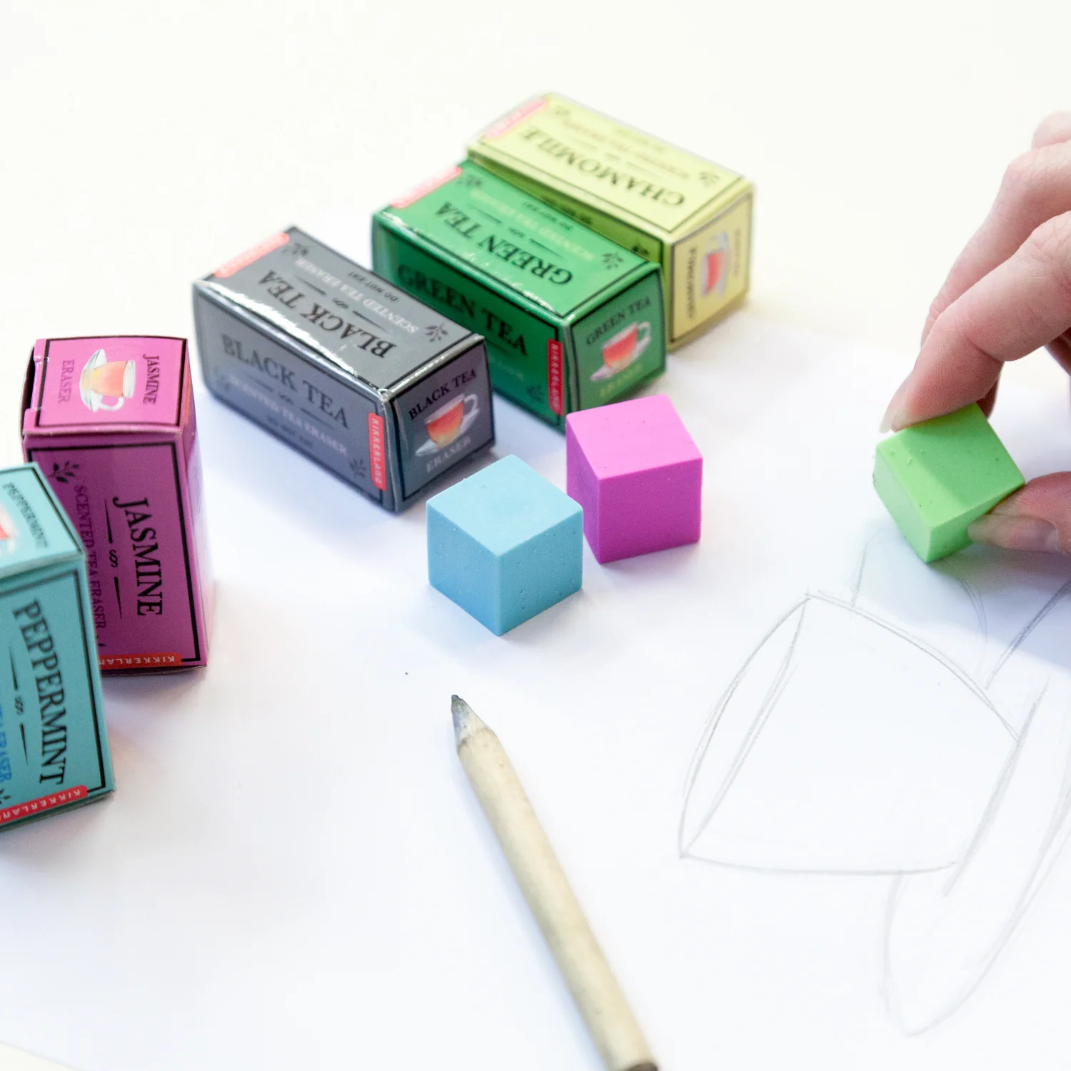 Tea Scented Erasers
