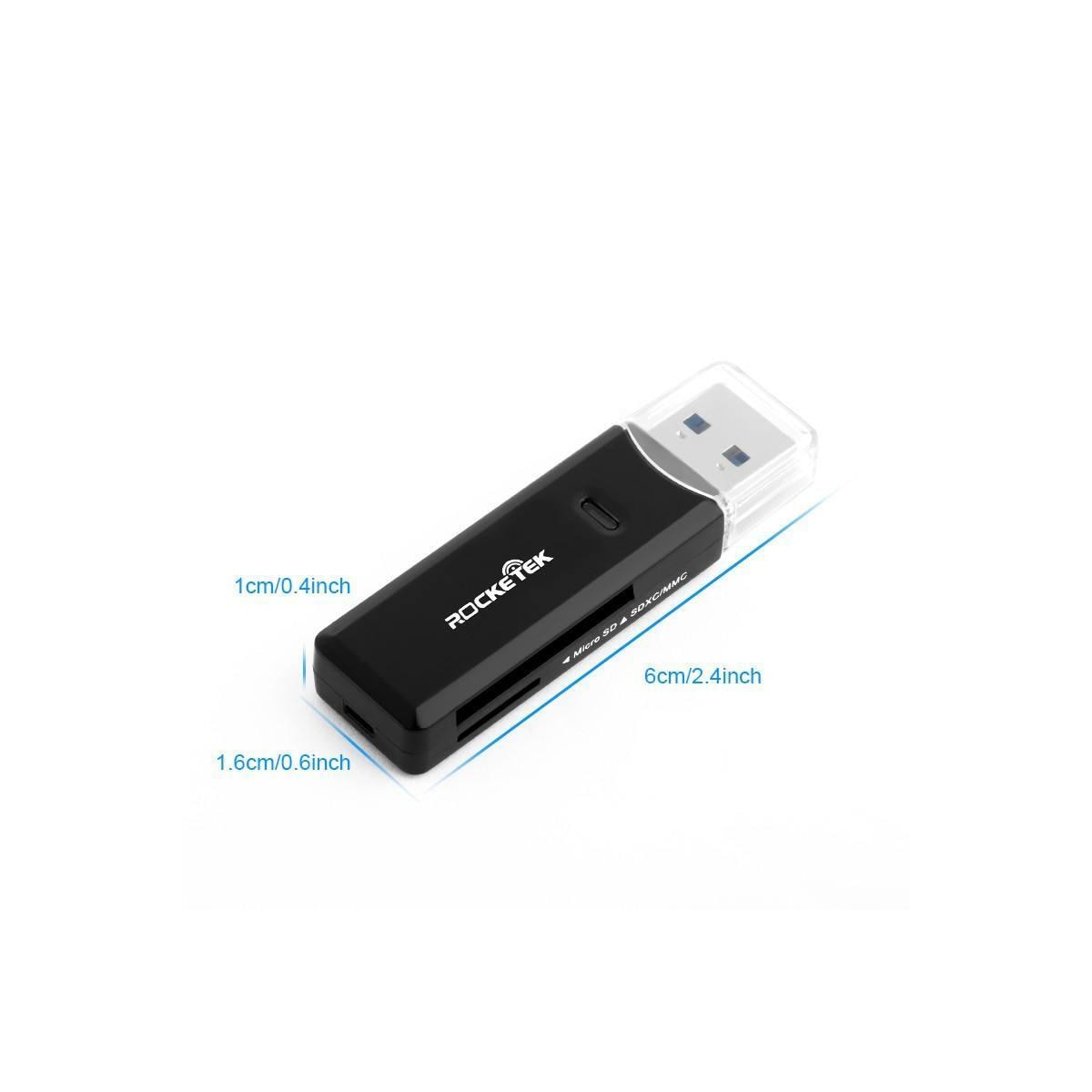 NÖRDIC USB 3.0 kortleser 2 spor SD, MicroSD UHS-I