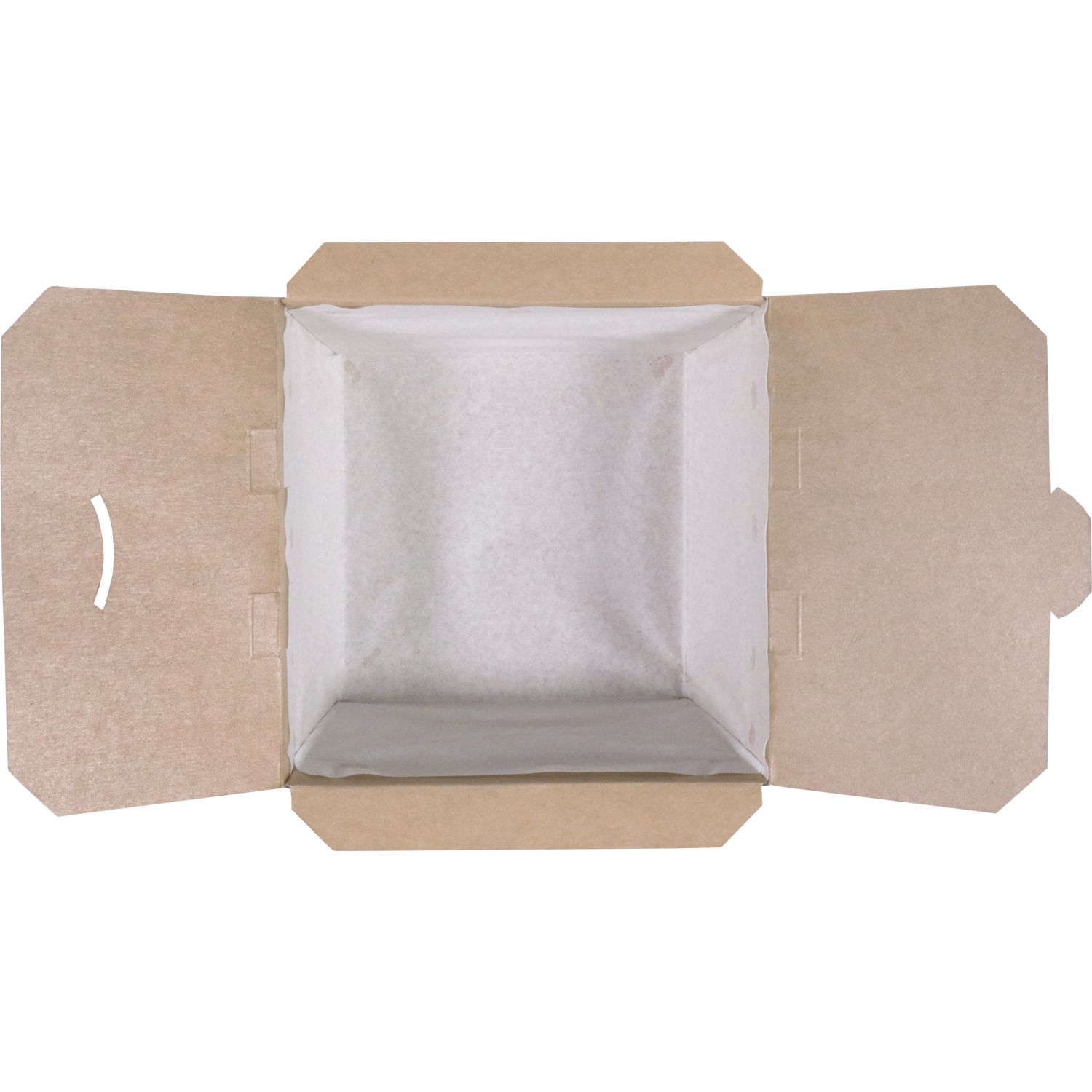Fonkels Go!Mealbox, 1350ml, 15x15x7.5cm, karton, bruin