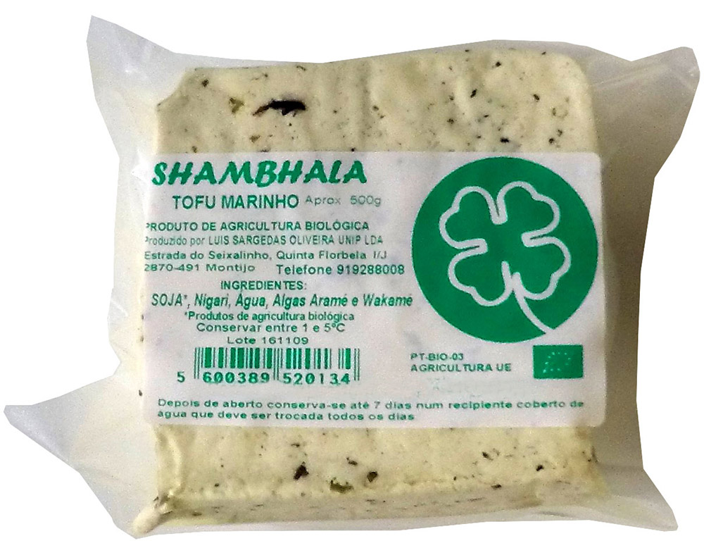 TOFU SHAMBHALA FRESCO MARINHO BIOLÓGICO 500G