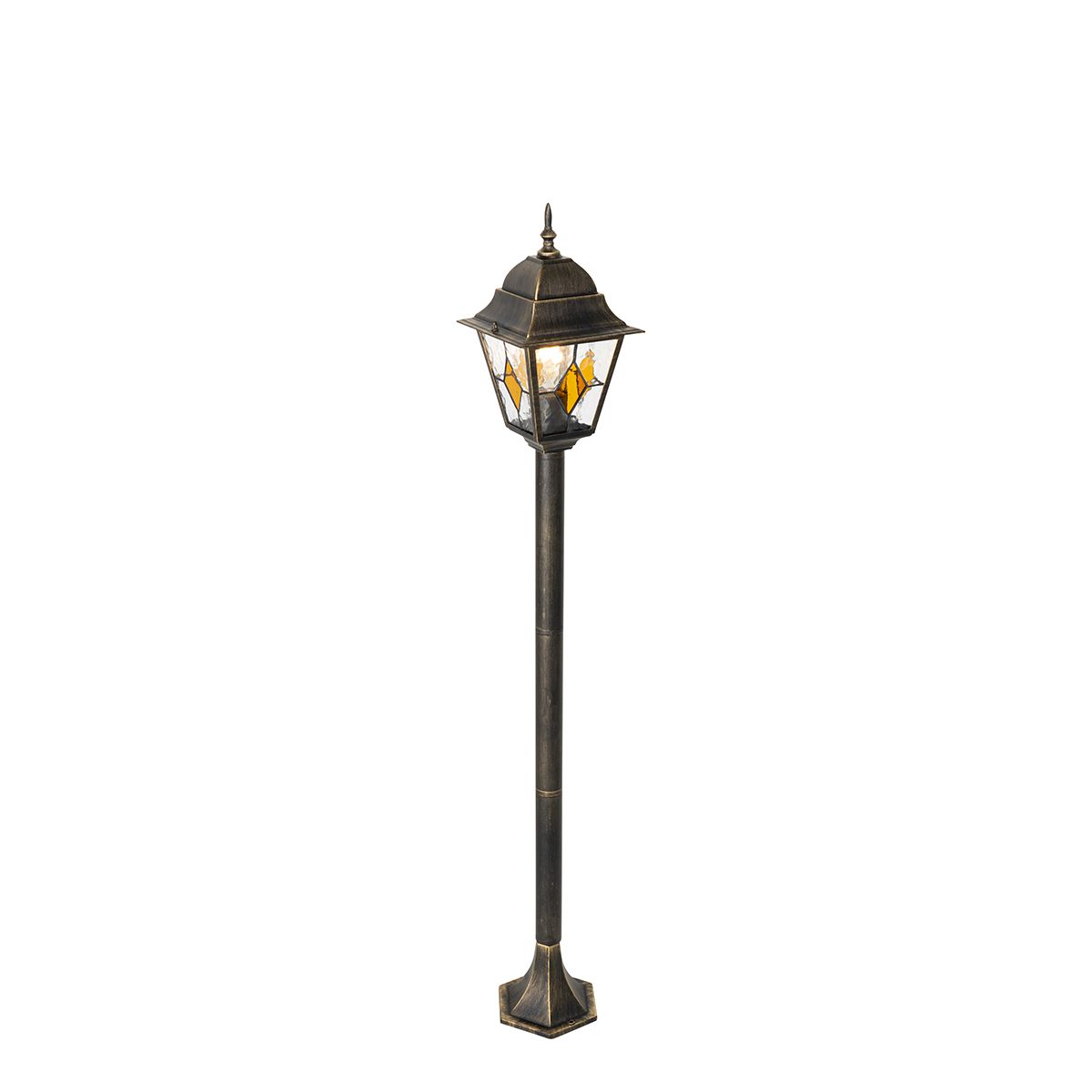 Vintage buiten lantaarn antiek goud 120 cm - Antigua