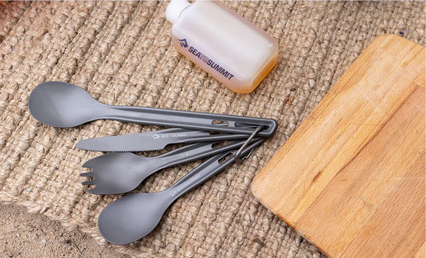Sea To Summit Frontier UL Cutlery Set 3 pieces Aluminium