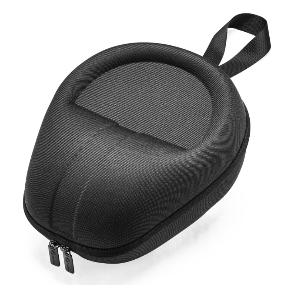 (212x176x97mm) AirPods Max EVA Kunststoff Schutztasche Hartschale mit Tragegriff - Schwarz