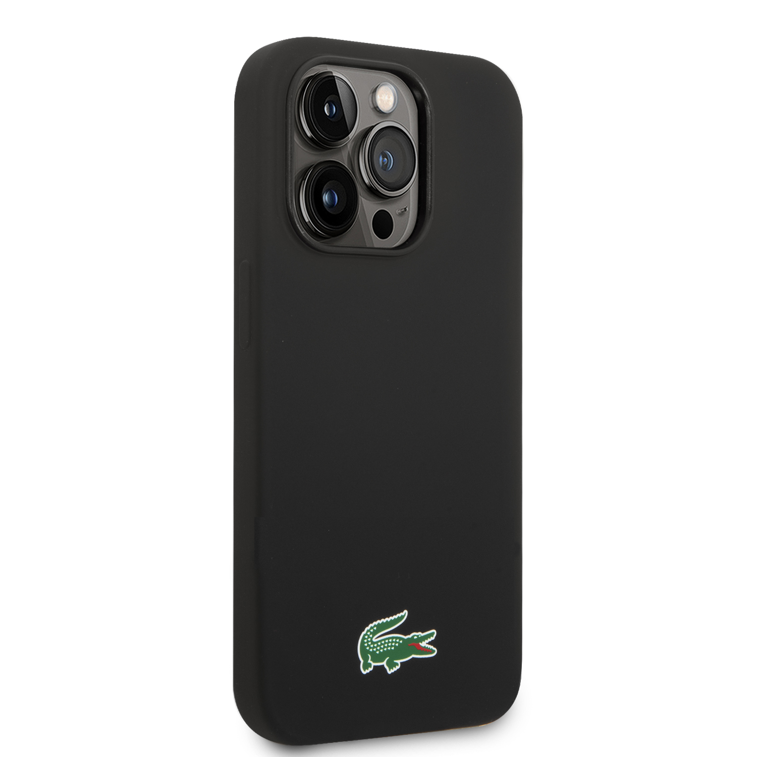 iPhone 15 Pro MagSafe Hardcase Silikon Hülle (LCHMP15LSLOK) - Schwarz
