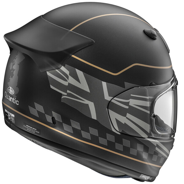 Arai - Casque Quantic Dark Citizen Noir / Argent / Or