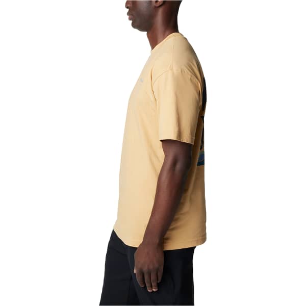 T-shirt COLUMBIA BLACK BUTTE GRAPHIC TEE LIGHT CAMEL/ROAD TRIP VIBES