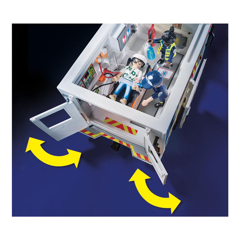 Playmobil Action Heroes Reddingsvoertuig: Us Ambulance - 70936