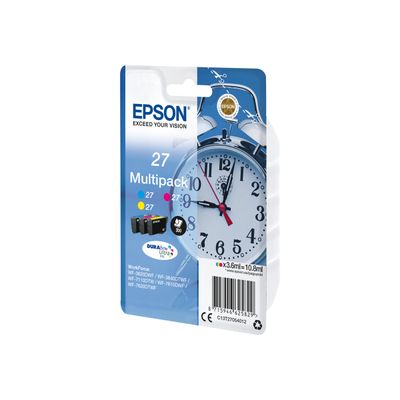 Epson 27 Réveil - Pack de 3 - cyan, magenta, jaune - cartouche d'encre originale