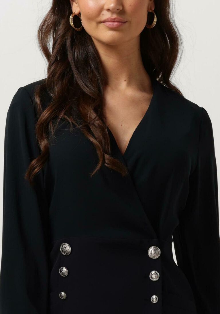 LIU JO donkerblauwe liu jo mini jurk thriller bottoni dress
