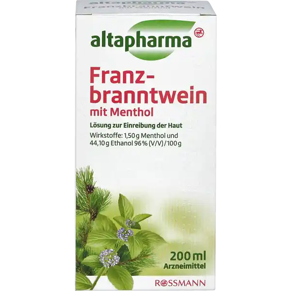 Franzbranntwein mit Menthol