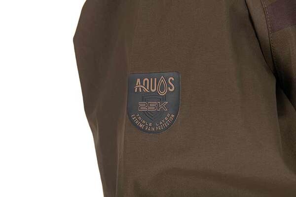 Veste imperméable Fox RS25K Khaki/Camo STD pour la pêche