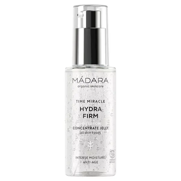 MÁDARA Time Miracle Hydra Firm Gel Concentrado com Ácido Hialurônico Orgânico 75ml