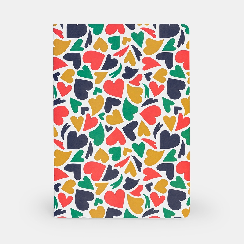 Cahier à ligne couverture imprimée fille