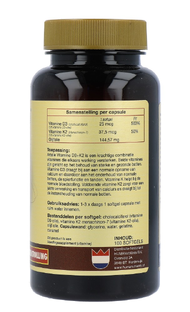 Artelle Vitamine D3 & K2 Softgels 100ST