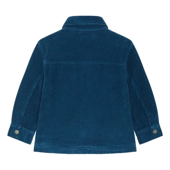 SMALLABLE BASICS Chemise Garçon Velours Côtelé | Vert canard