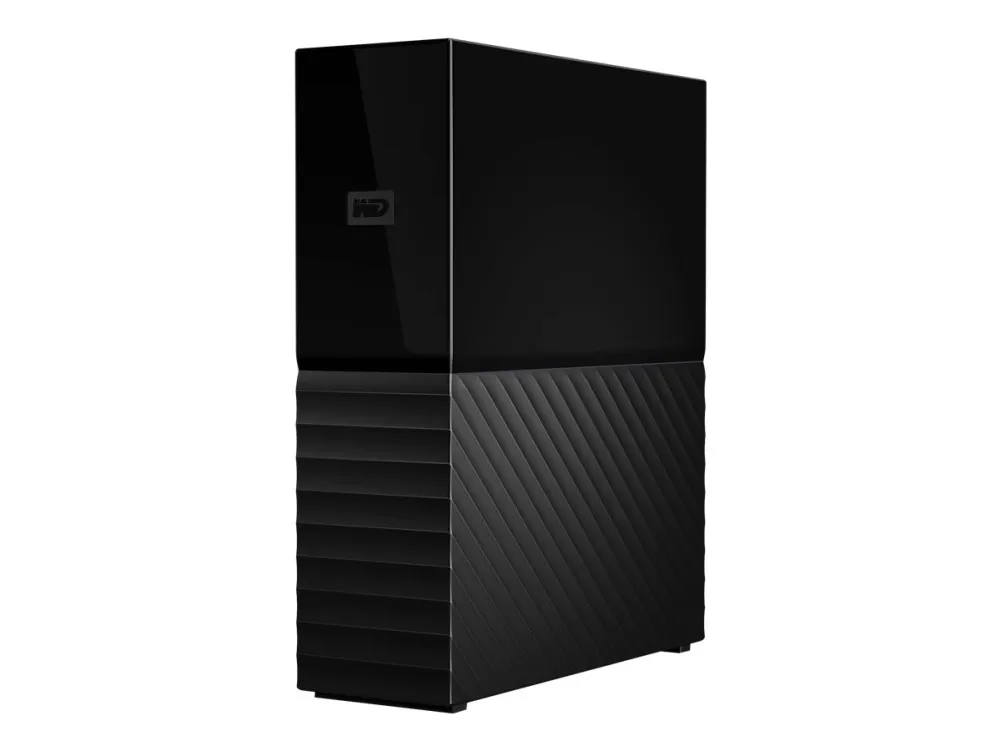 WD My Book WDBBGB0120HBK - Harddisk - krypteret - 12 TB - ekstern (stationær) - USB 3.0 - 256-bit AES - sort