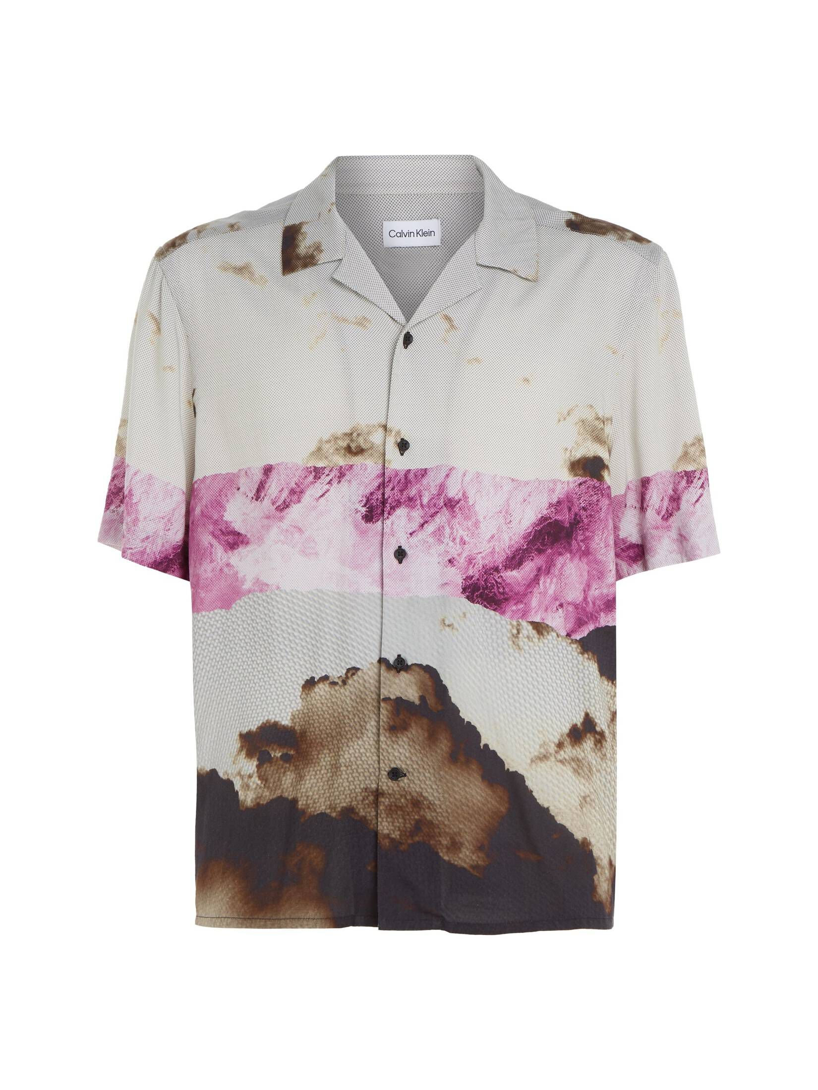 CALVIN KLEIN| Herren Hemd Kurzarm