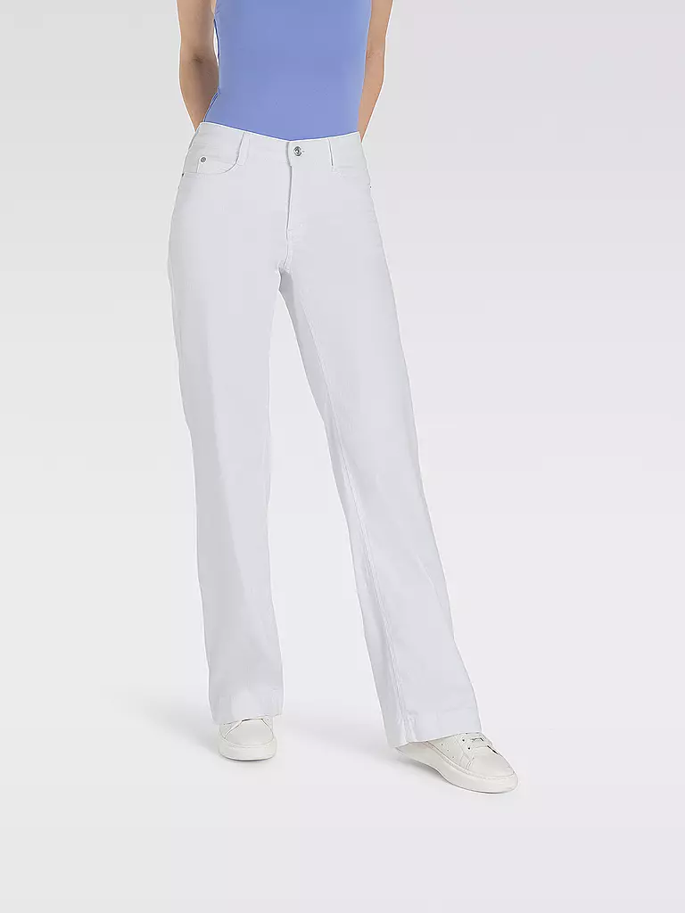 MAC Jeans Wide Leg DREAM Wide weiss