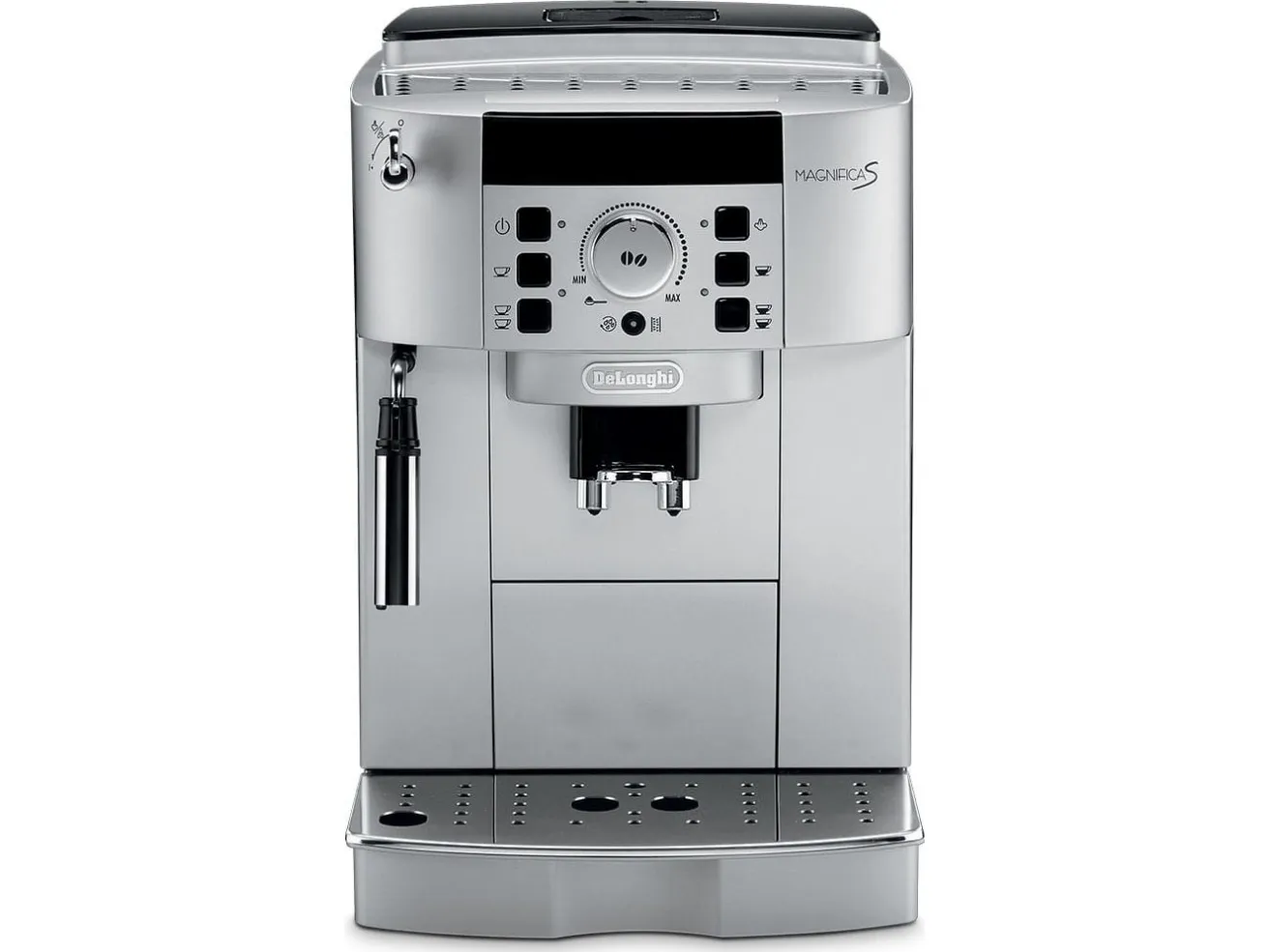 De'Longhi Magnifica S ECAM 22.110.SB - Automatisk kaffemaskine med mælkeskummer - 15 bar - 2 kopper - sølv/sort
