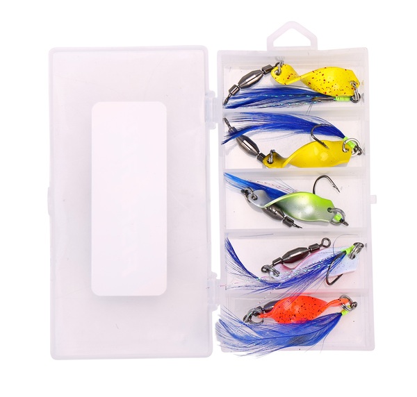 Kit Leurres Fish4All Spiral Lure Kit 7cm 3g (5 Pièces)