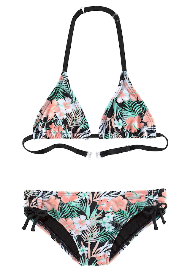 Chiemsee Triangel-Bikini , mit floralem Design