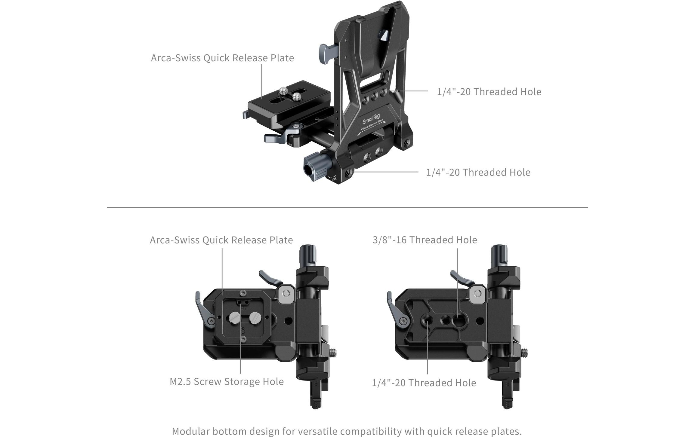 Videokamera-Akku VB99 Pro Kit V-Mount-Akkuplatte<br>V-Mount-Akku