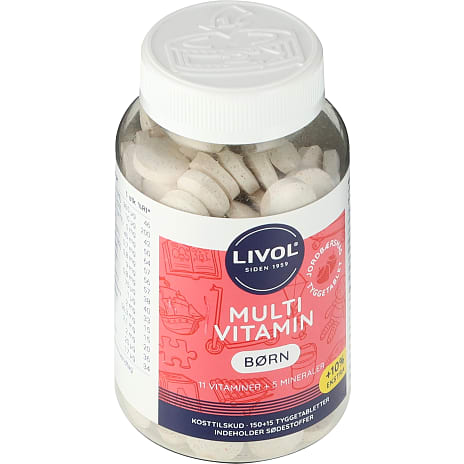 Multivitamin m. jordbærsmag