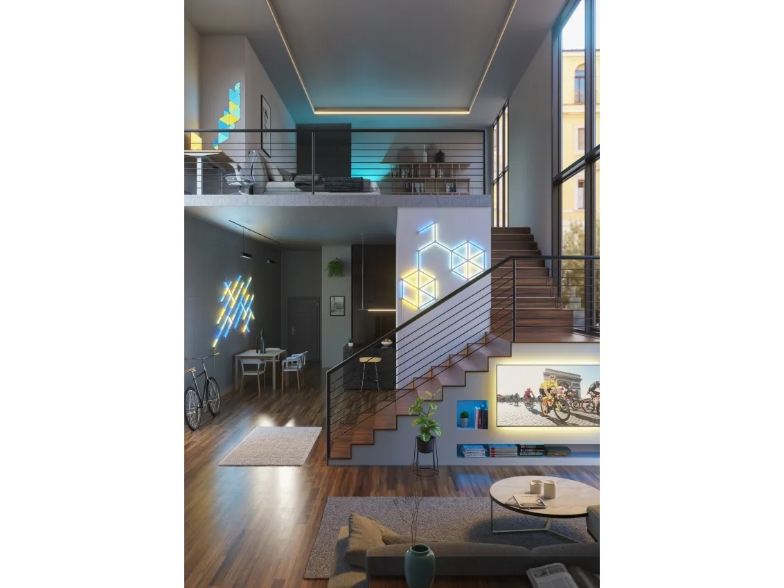 Nanoleaf Lines Starter Kit - Lysbarre - LED - 16 millioner farver