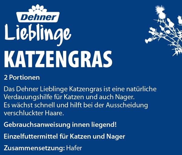 Dehner Lieblinge Katzengras, 2 x 100 g