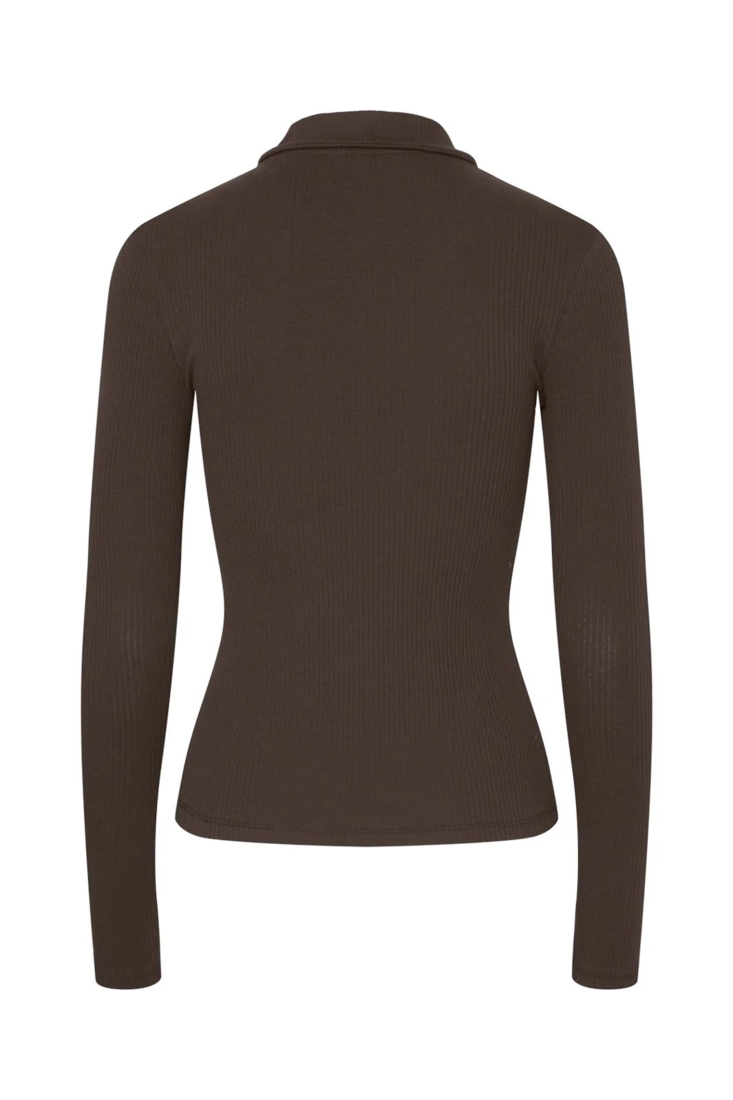 Pieces Pckitte Ls Polo Top Kca 4823181 chicory coffee