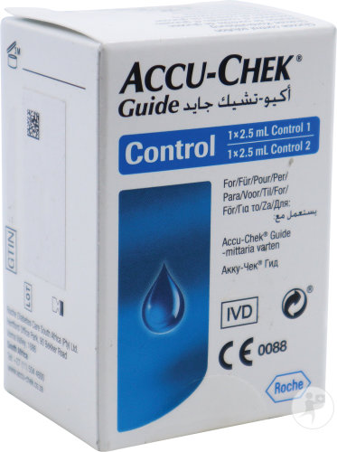 Accu-Chek Guide Control Solution De Contrôle Flacons 2x2,5ml