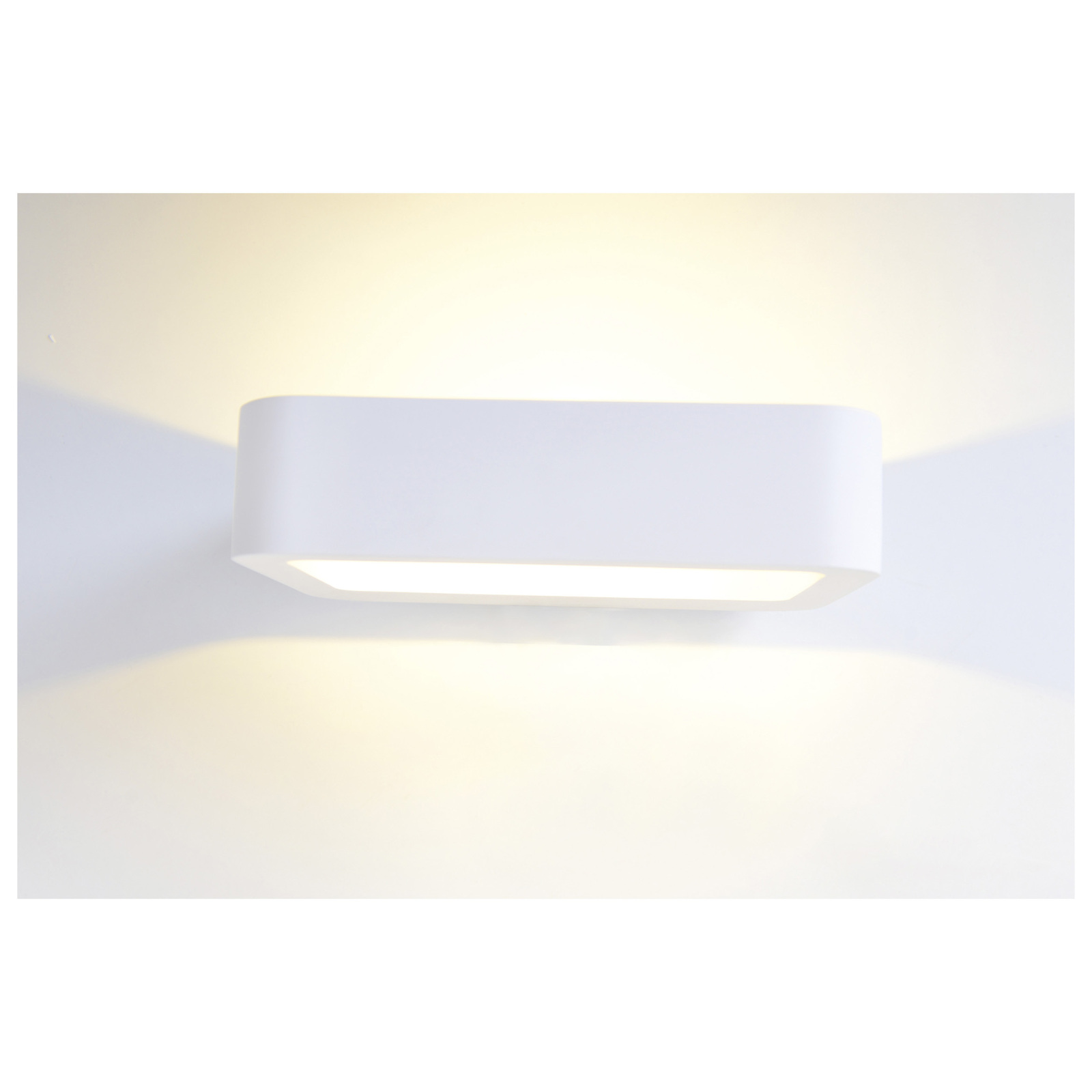 LED-Wandleuchte - weiß - 20 cm