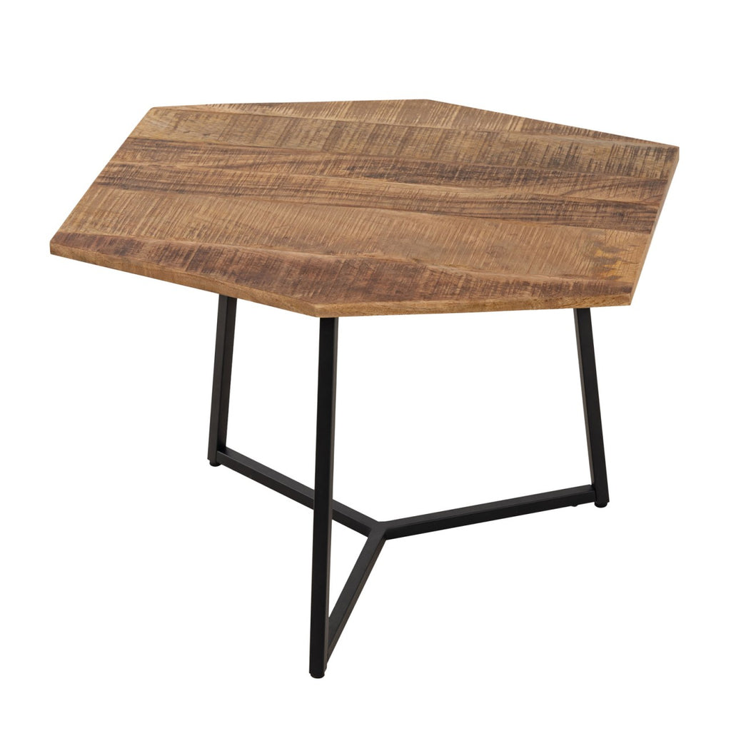 Svj table basse salontafel - 48x56x40 cm - métal - noir