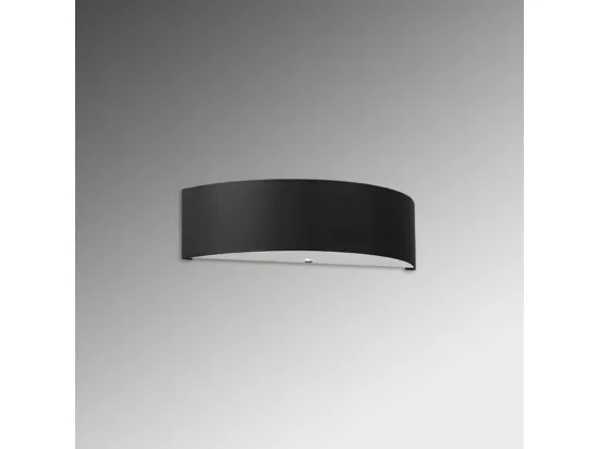 Sollux SKALA Appliques Encastrables Demi Cercle Noir 2x E27