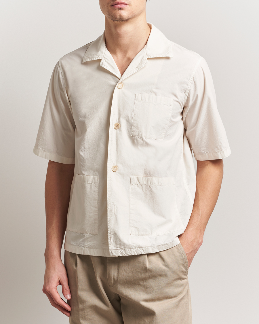 Aspesi Short Sleeve Utility Shirt Light Beige