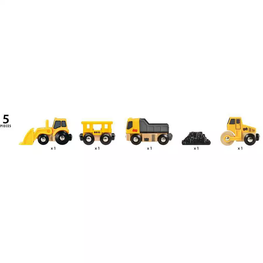 Brio BRIO Baustellenfahrzeuge bunt