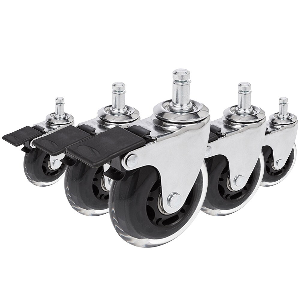 Stuhlrollen 5x ROLO SKATE CT 11mm/75mm 100 % Polyurethan hjh OFFICE
