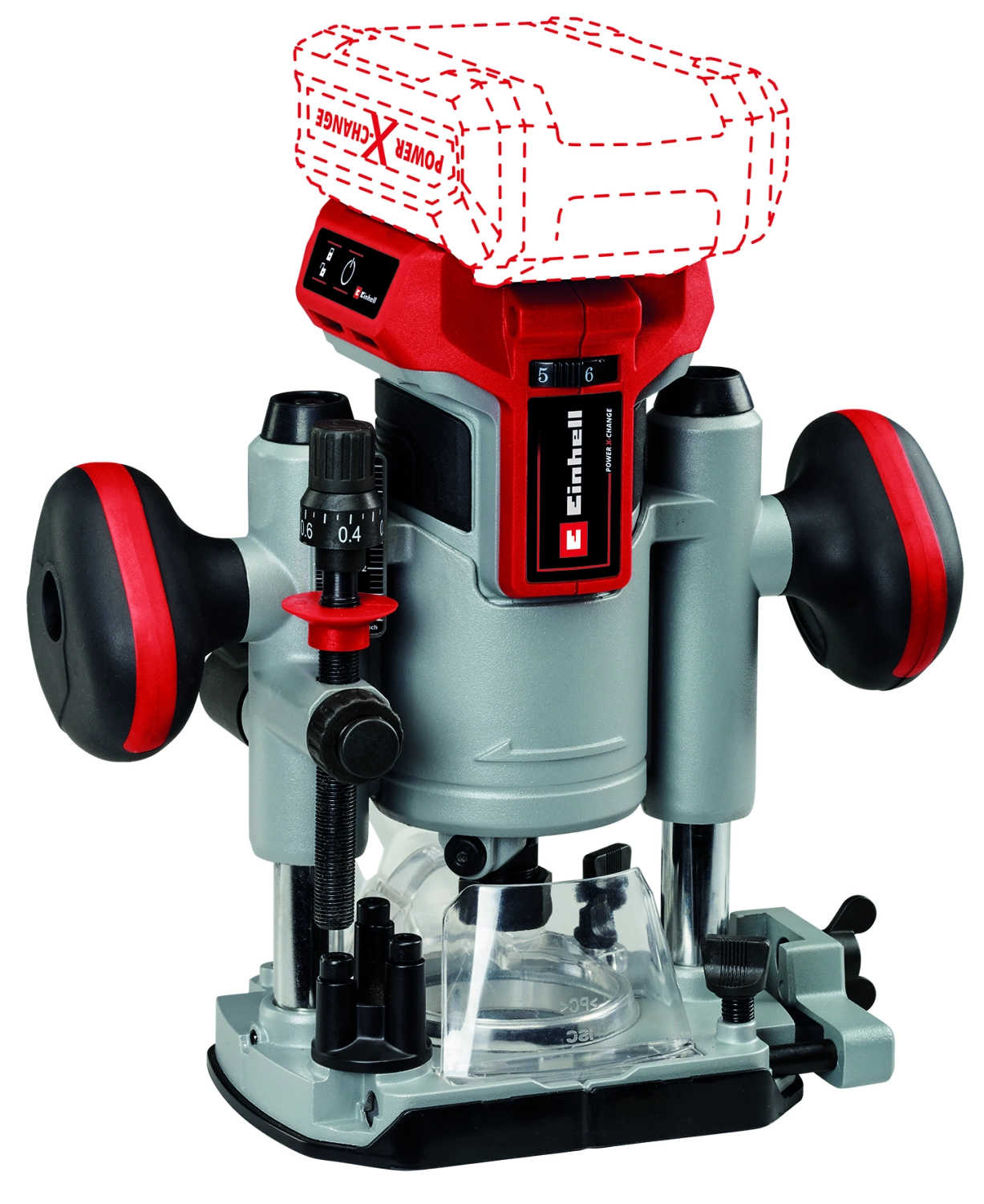 Einhell TP-RO 18 Li BL Solo Accu Bovenfrees Power X-Change