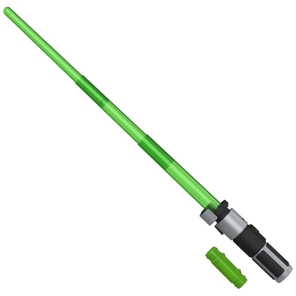 Star Wars Lightsaber Forge Yoda Elektronisches ausziehbares grünes Lichtschwert