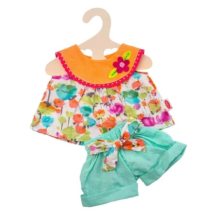 Heless Pfiffiges Puppen-Sommeroutfit Jolie, Größe 28-35cm, 2-teilig