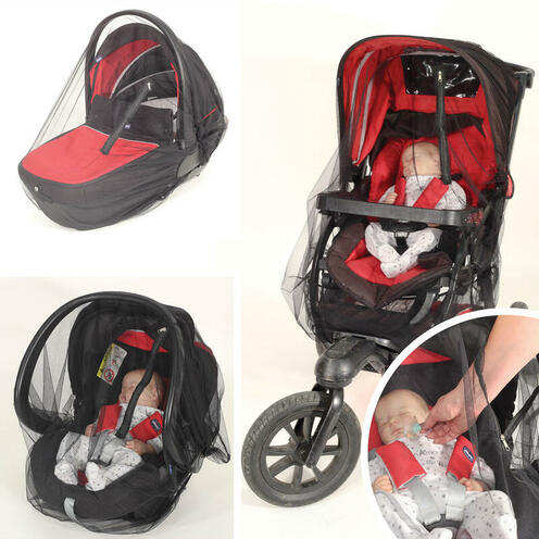 Moustiquaire universelle zippée 3 en 1 - Noir - TROIS KILOS SEPT